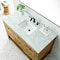 James Martin Vanities Breckenridge 48'' S Vanity, Light Natural Oak w/ Victorian Sil Top w/FreePower Wireless Charger 330-V48-LNO-FVSL - alternate 4