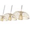 Z-Lite Valencia Modern Gold 3 Light Linear Chandelier 623P16-3L-MGLD - alternate 4