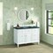 James Martin Vanities Lorelai 48'' S Vanity, Bright White w/ Parisien Bleu Silestone Top w/FreePower Wireless Charger 424-V48-BW-FPBL - alternate 5