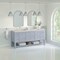 James Martin Vanities Breckenridge 72" Double Vanity, Serenity Blue, w/ 3 CM Siberian Silestone Top 330-V72-SRB-3SFR - alternate 3