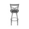 Holland Bar Stool Co 820 Catalina Stainless Steel 36in Swivel Bar Stool with Graph Coal Seat 82036SS018 - alternate 3