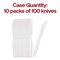 Smarty Had A Party White Plastic Disposable Knives (1000 Knives), 1000PK 420K-WH-CASE - alternate 2