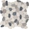 Daltile Pebble Oasis Natural Stone Flat Pebble Mosaic 12in x 12in in Tumbled Harbor, 11PK PB21FLTPEBMSTM - alternate 1
