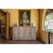 Homeroots 72" Sand Solid and Manufactured Wood Distressed Credenza 527097 - alternate 3