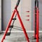 Wrightmaster 3.9 ft. Lightweight Aluminum Step Ladder, 8 ft. Reach, 500 lb. Capacity with Non-Marring Feet Zoro4HONGSE - alternate 3