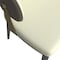 Leisuremod Aria Modern Dining Chair in Leather and Iron Legs with Curved Back in Taupe AC45TP - alternate 5