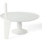 Martha Stewart 12 Inch Fine Ceramic Round Cake Stand With Server in White 750121012M - alternate 1