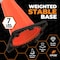 Xpose Safety Traffic Safety Cone, 28 in, PVC, 6 in Reflective Collar, DOT Approved, Orange, 8 pk OTC28-6-8-X - alternate 4
