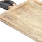 Homeroots Set of Two Brown Solid Wood Cheese Boards 516324 - alternate 2