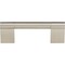Hardware Resources Elements Knox 4-1/4'' Overall Length Satin Nickel Cabinet Bar Pull 645-96SN - alternate 2