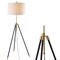 Jonathan Y Lucius 67" Adjustable Metal LED Floor Lamp, Black/Brass JYL6009A - alternate 4