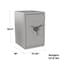 Sanctuary Select 2.6 Cu Ft FP/WP Home and Office Safe, Frost Gray SA24S-SEL2717 - alternate 5