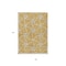 Homeroots 5' X 8' Gold And Ivory Geometric Washable Indoor Outdoor Area Rug 612870 - alternate 3