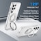Alpha Digital Galaxy S25 ULTRA Case w/ Magnet Ring Stand- Full Protection, Soft Flex-360 shockproof S25U-CLEAR - alternate 3