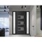 Vdomdoors Front Exterior Prehung Metal-Plastic Door, Manux 8933 Matte Black, 2 Side Sidelite Transoms, Office MANUX8933EXD-BLK-W14+36+14xH80-RH - alternate 3