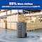 Edendirect 320 pt. 9000 sq. ft. Bucketless Commercial Dehumidifier in. Black with Pump, Automatic Defrost ZR-CFT320P - alternate 3