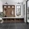 Apollo Tile 24x24 in. Matte Deep Charcoal Black Porcelain Wall and Floor Tile 15.5 sq ft/case, 4PK PIA88BLK2424 - alternate 2