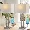 Jonathan Y Sabrina 28.5" Vintage Industrial Iron LED Table Lamp with Pull-Chain and USB Charging Port, Nic, 2PK JYL1126B-SET2 - alternate 2
