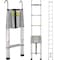 Vevor Telescoping Ladder20.3FT Aluminum Lightweight Extension Ladder, 419 LBS Capacity with Non-slip Feet ML-1062Z - alternate 1