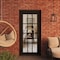 Vdomdoors Front Exterior Prehung Metal-Plastic Door Clear Glass / MANUX 8355 Matte Black / Office Commercial MANUX8355EXD-BLK-W36xH80-LH-I - alternate 2