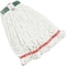 Rubbermaid Commercial Web Foot Shrinkless Wet Mop, Cotton, Synthetic Yarn, PVC A21206WHI - alternate 2