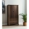 Homeroots 40in Dark Brown Solid Wood Curio Cabinet With Two Doors And Three Drawers 611050 - alternate 2