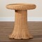 Bali & Pari Avalon Scallop Natural Rattan Side Table 259-14224-ZORO - alternate 4
