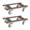 Mytee Products H-shaped Moving Dolly w/ Non-Marking Casters - 18in x 30in, 2PK MD-H1830x2 - alternate 1