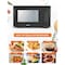 Commercial Chef 1.6 Cu. Ft. Countertop Microwave with Touch Controls & Digital Display, Black Microwave CHM16MB6 - alternate 2