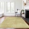 Homeroots 5' X 8' Gold Wheat And Beige Striped Washable Indoor Outdoor Area Rug 588083 - alternate 2