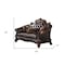 Homeroots 66in Brown And Dark Brown Chenille And Faux Leather Loveseat and Toss Pillows 515705 - alternate 2