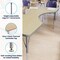 Flash Furniture Commercial Adjustable Height Kidney Activity Table-Standard Legs in LT NAT XU-A4872-KIDNY-LTNAT-T-A-GG - alternate 3