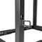 Rocstor SOLIDRACK 12U OPEN FRAME RACK 4-POST ADJUSTABLE DEPTH RACK -BLACK Y10E008-B1 - alternate 3