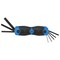 Performance Tool 3 pc. Folding Key Set, SAE Metric Star, Fold Out Drivers W80287 - alternate 2
