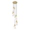 Z-Lite Aimie 5-Light Chandelier, 12 in W x 16 in H, Modern Gold 828P7-5R-MGLD - alternate 3