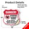 Signmission Pacemaker Wearers Shield Sign Danger! At, 18 inch X 18 inch, Vinyl Decal, 2PK SHI-D-2PACK-18-428 - alternate 2