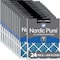 Nordic Pure 12x18x1 Plus Carbon Pleated Air Filter, High Capacity, MERV 7, 24 PK 12x18x1M7+C-24 - alternate 1