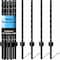 Wrightmaster 1-1/5 in. Dia x 47 in. 9-Gauge Black Heavy-Duty Galvanized Steel Fence U-Post (6-Pack), 6PK ZR-5175P413170 - alternate 1