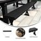 Flash Furniture HERCULES 8FT x 12in Black Wash Antique Solid Pine Farmhouse Folding Bench w/Foldable Locking X-Legs XA-B-96X12-L-XLEGS-BW-GG - alternate 5