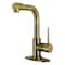 Kingston Brass Single-Handle Pull-Out Bar Faucet, Antique Brass LS241NYLAB - alternate 1