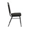 Flash Furniture HERCULES Series Trapezoidal Back Stacking Banquet Chair w/Black Fabric and 2.5in. Thick Seat, Black FD-BHF-1-BK-BK-GG - alternate 4