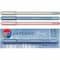Pentonic Frosted Barrel Ballpoint Pens, 0.7 mm Fine Pen Point, Assorted Ink, Frost Barrel, 80PK PEN13088 - alternate 2