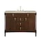 James Martin Vanities Kinnsden 48" Single Vanity, Sable Oak w/ 3 CM Tajnar Eclos Top D680-V48-SBK-3TJR - alternate 1