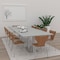 Skutchi Designs Rectangle Conference Table With Power Unit, 48 in W, 120 in L, Grey HAR-REC-48X120-DOU.BK-U779-EBLK - alternate 4