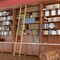 Quiet Glide 9.92 ft. Red Oak Sunburst Wheel Bronze Rolling Ladder, 12 ft. Rail QG.210-10RO-12-H.07 - alternate 1