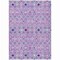 Homeroots 5' X 8' Lavender Ivory And Blue Geometric Washable Indoor Outdoor Area Rug 612197 - alternate 3