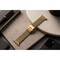 Elegani Mesh Stainless Steel Replacement Band Compatible with Apple Watch 45mm, Rose Gold QYJMB-RGD-45mm - alternate 2