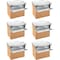 Yssoa Simple Deluxe Insulated Shipping Boxes with Aluminum Foil Liner, 12inx10inx7in, 6PK OPFOAMCARTONMX6BAG - alternate 1