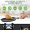 Nutrichef 11 in Non-Stick Crepe Pan with Wooden Spreader, Durable Marble Coated Dosa Pan, Bakelite And Wood NCMKCP002411BK - alternate 3