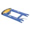 Vestil Steel Fork Truck Hook Base 32 In. L, Blue/Yellow HOOK-BASE-32-RPB-2 - alternate 3